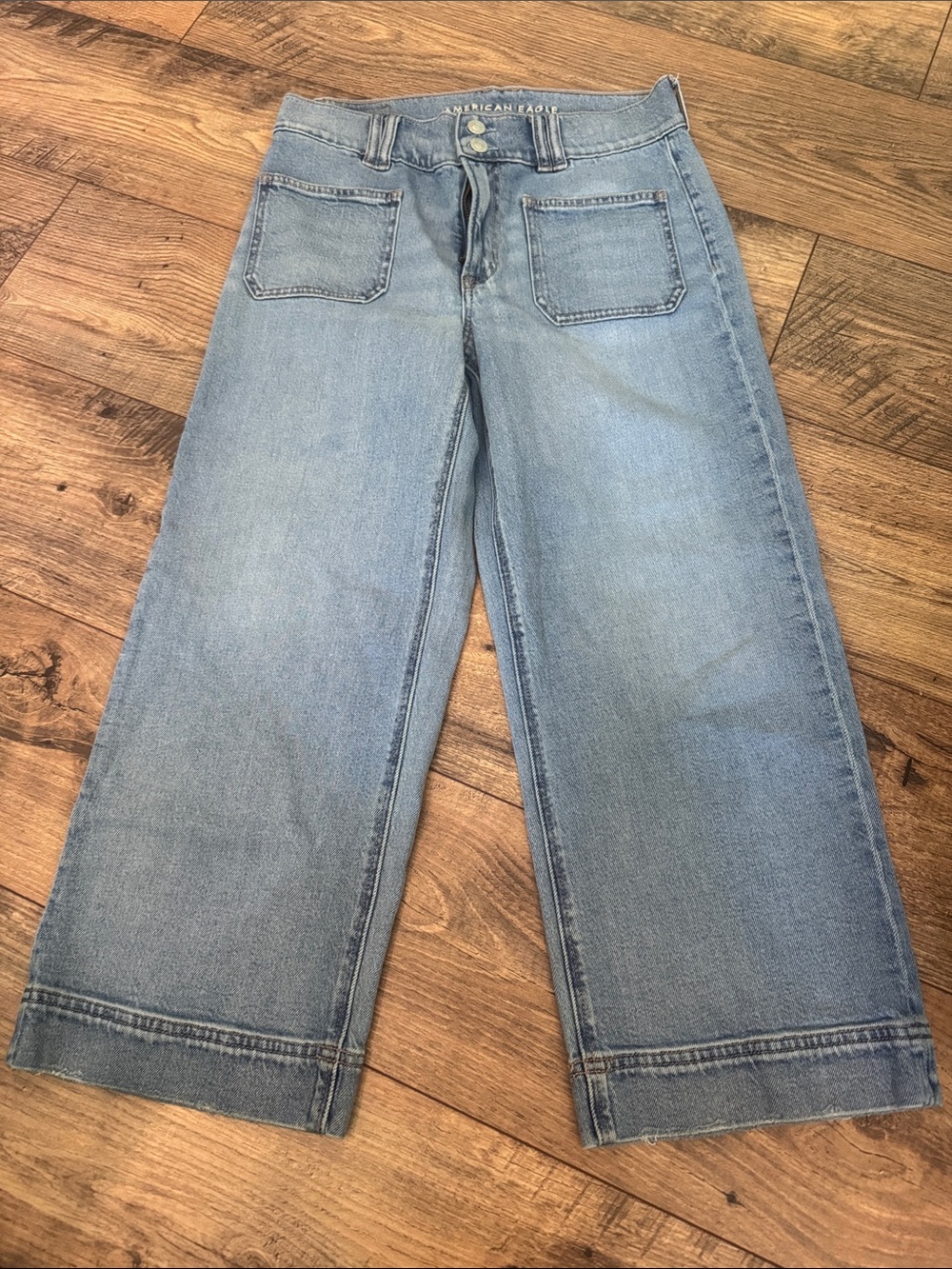 American eagle stovepipe crop jeans 6